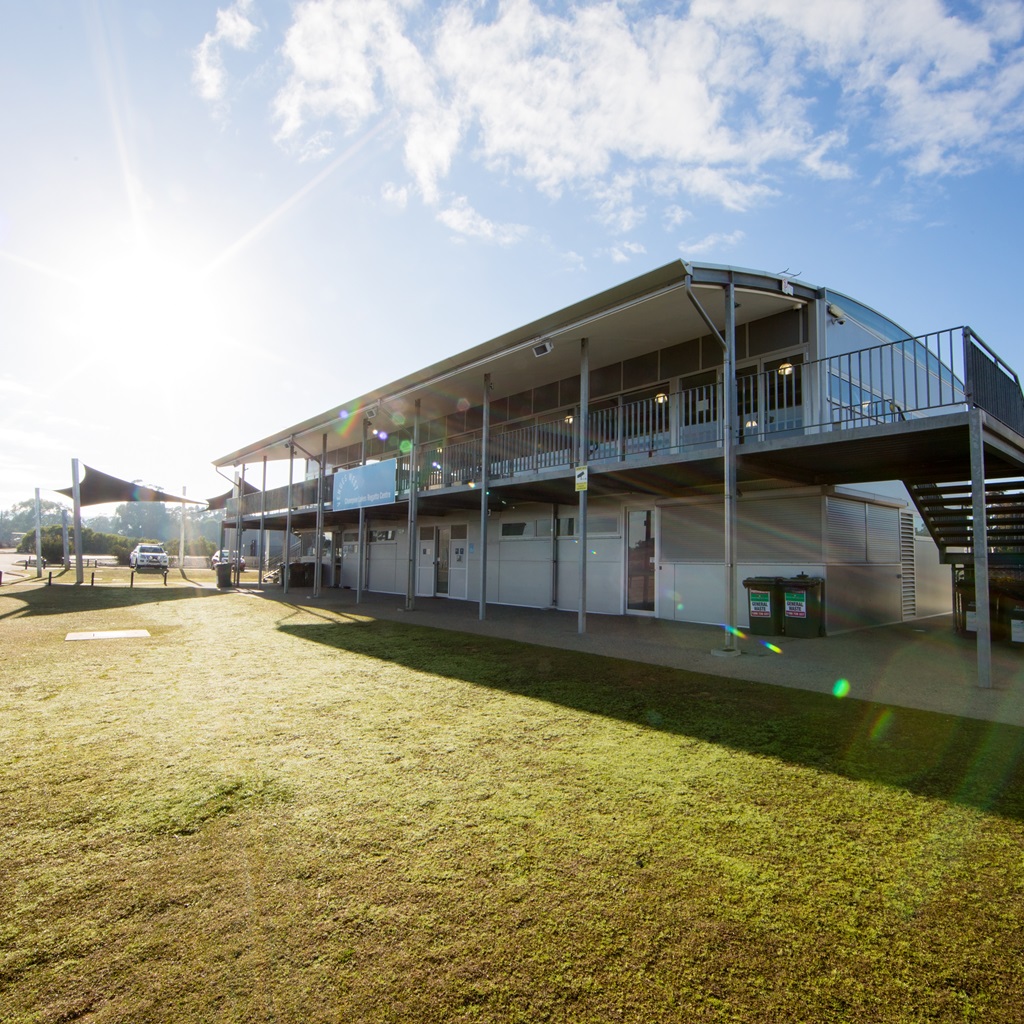 A photo showing the main building of the premises