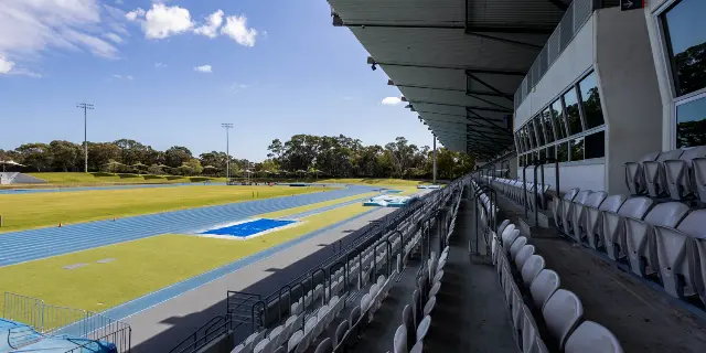 Grandstand seating at WAAS