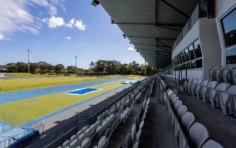 Grandstand seating at WAAS