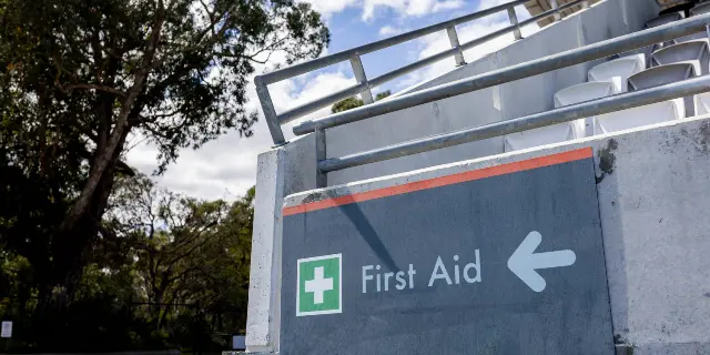 First Aid section at WAAS