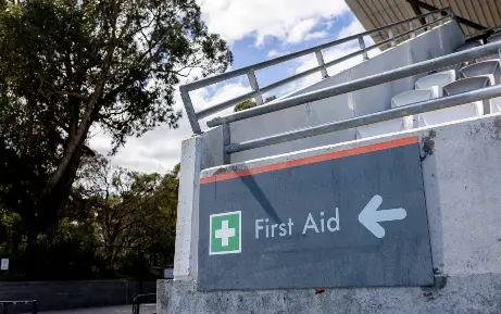 First Aid section at WAAS